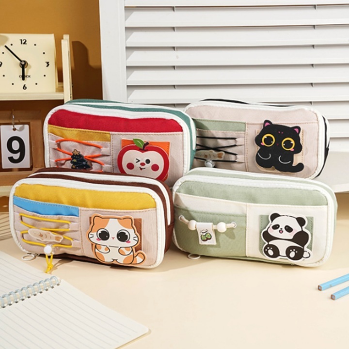 

TEMPAT PENSIL KOREA MULTI SEKAT MOTIF LUCU CUTE / KOTAK PENSIL PENSIL CASE PATCH CUTE LUCU KUCING