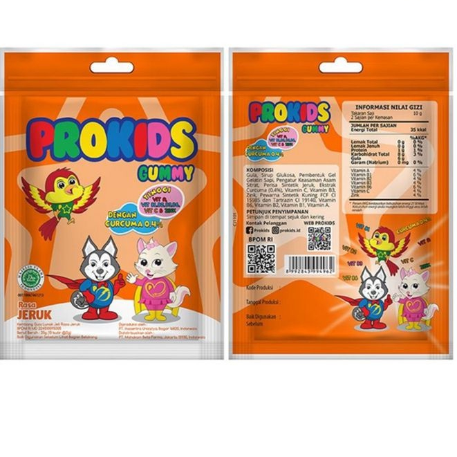 

PROKIDS GUMMY JERUK SACHET