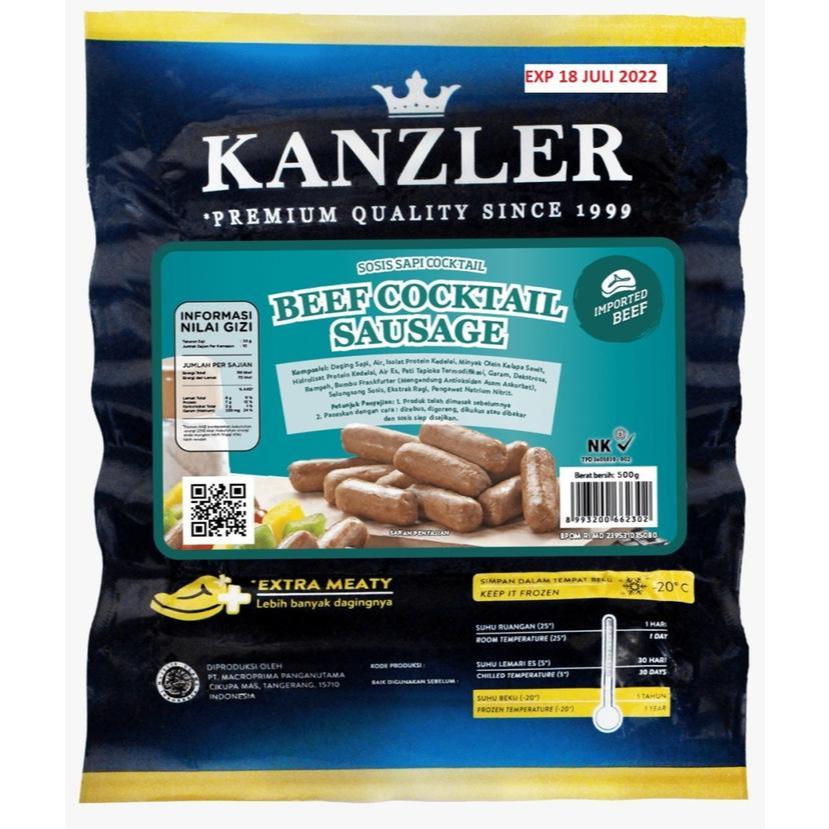 

Sosis Kanzler Beef Cocktail 250gr Premium Daging Sapi Asli Enak Praktis