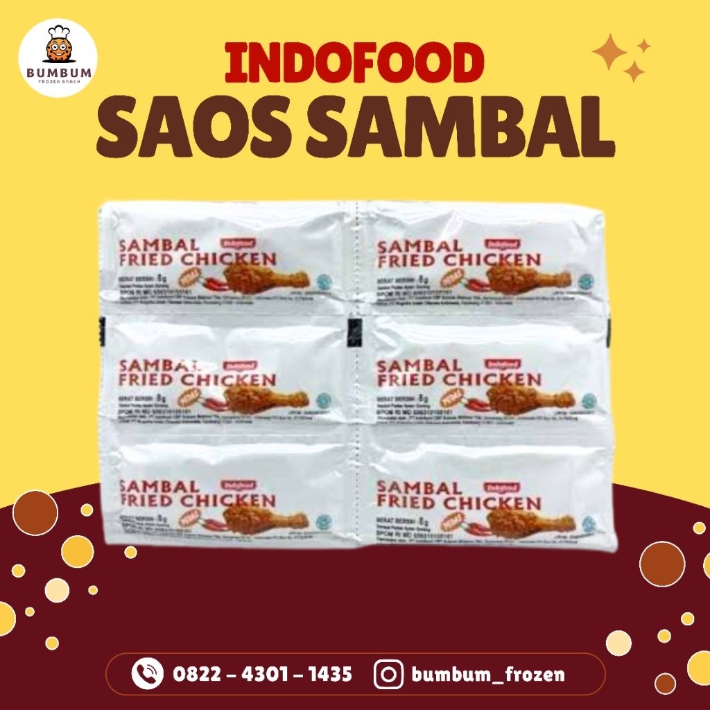 

Indofood Saos Sambal Sachet isi 24pcs