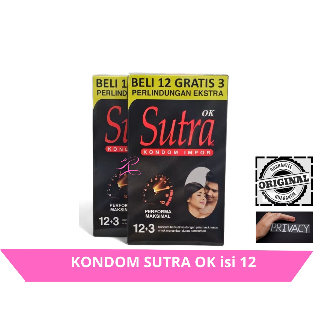 KONDOM SUTRA OK isi 12 - KONDOM SUTRA HITAM KONDOM SUTRA DELAY