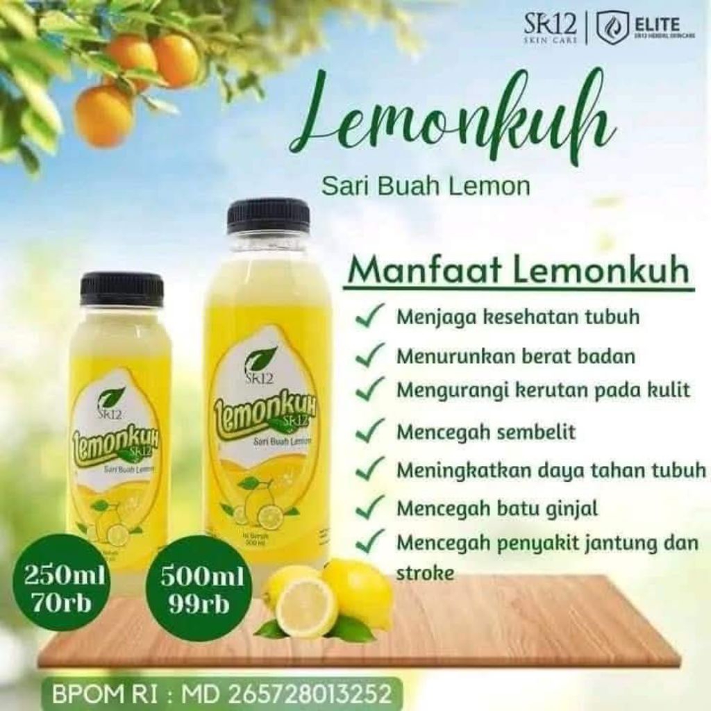 

Lemonkuh SR12 Sari Buah Lemon Asli 100% Original