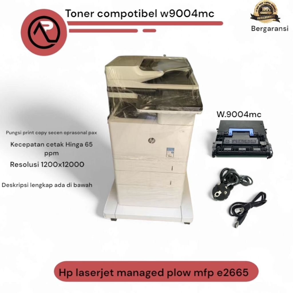 printer LaserJet mfp E2665 multifungsi bekas bergaransi
