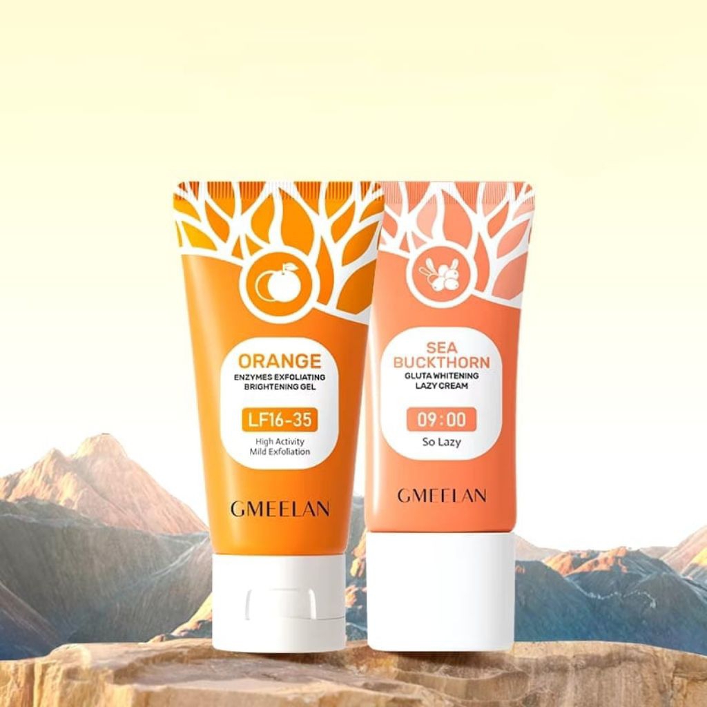 BISA COD | Exfoliating Gel Niacinamide Gluta Whitening Lazy Cream Original BPOM 30gr