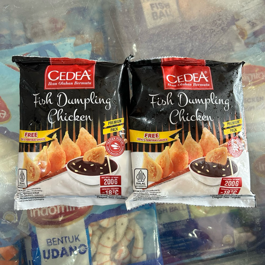 

Dumpling Ayam Cedea 200 gr GRATIS SAOS TERIYAKI