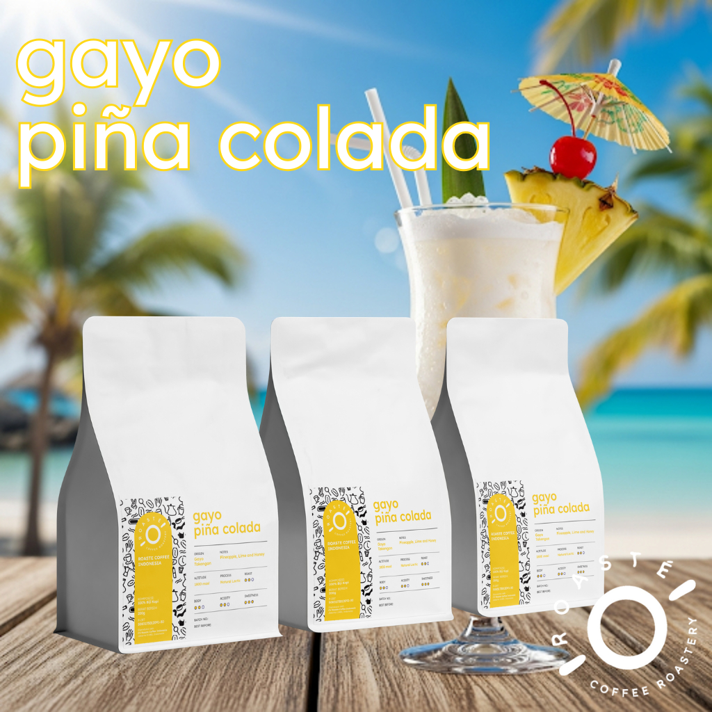 

Gayo Pina Colada 100gr - Coffee Kopi Arabica Specialty Gayo Natural Lactic V60