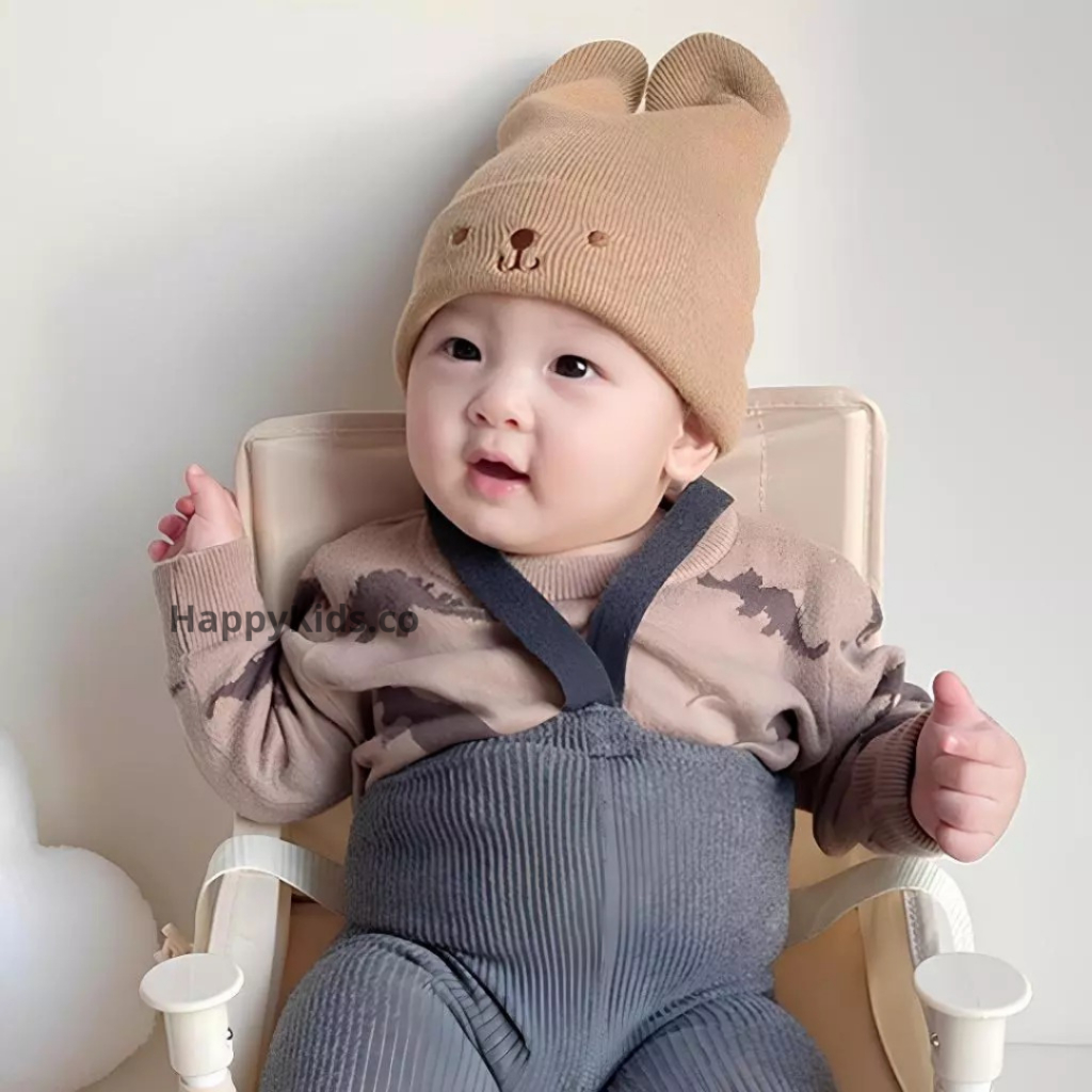 Kupluk Cattes Bayi - 5 Tahun / Import Topi Balita Premium Anak Laki Laki Perempuan Baby Rajut 1 tahu