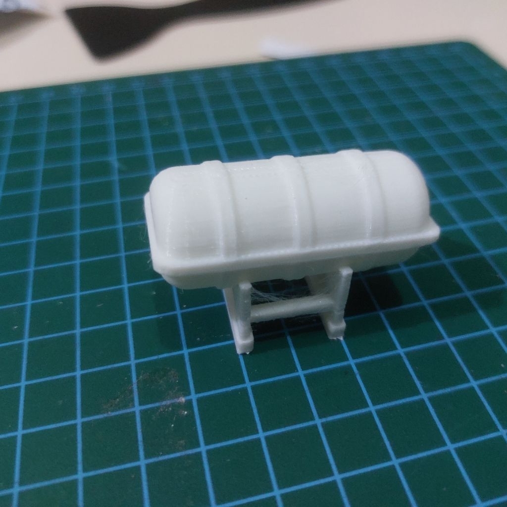 Miniatur Liferaft Rakit Aksesoris RC Boat Model
