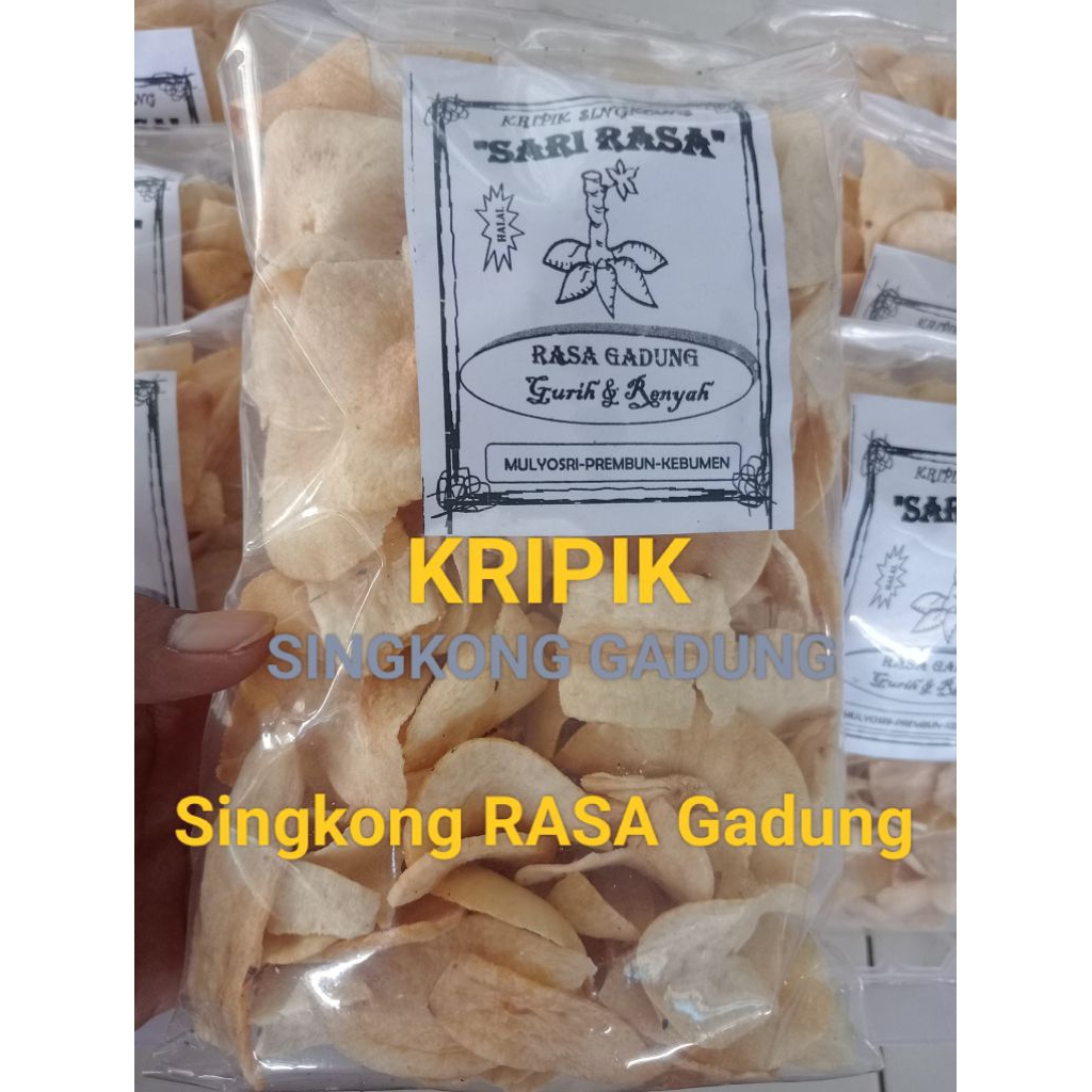 

Kripik Singkong Rasa Gadung | Singkong pilihan diolah menjadi rasa gadung | Enak renyah kriuk dan kerasa bangt mantapnya