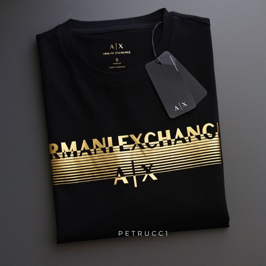 ARMAN1 EXCH4NGE AX Original t shirt kaos cowo pria branded