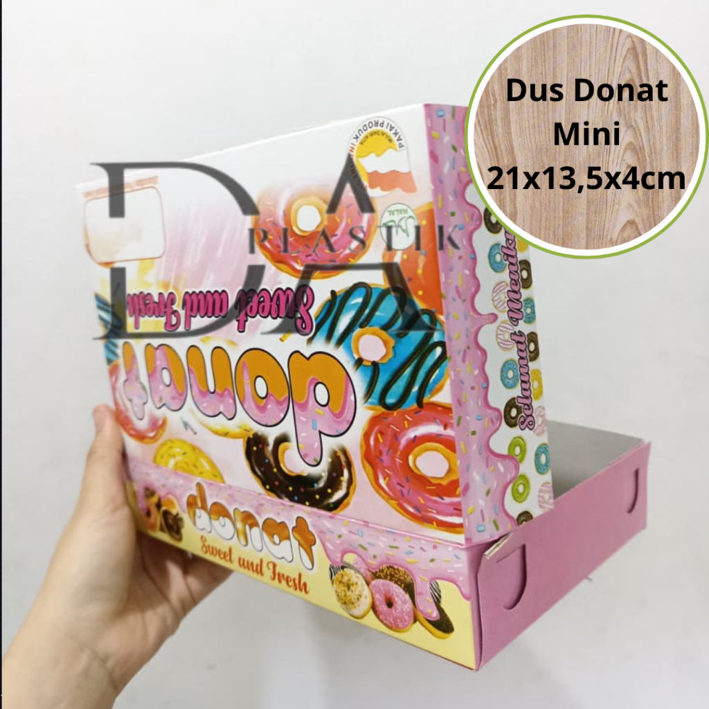 

Kotak Donat Ukuran 21x13,5x4 | Dus Donat | Kotak Donat Mini | Dus Donat Kecil