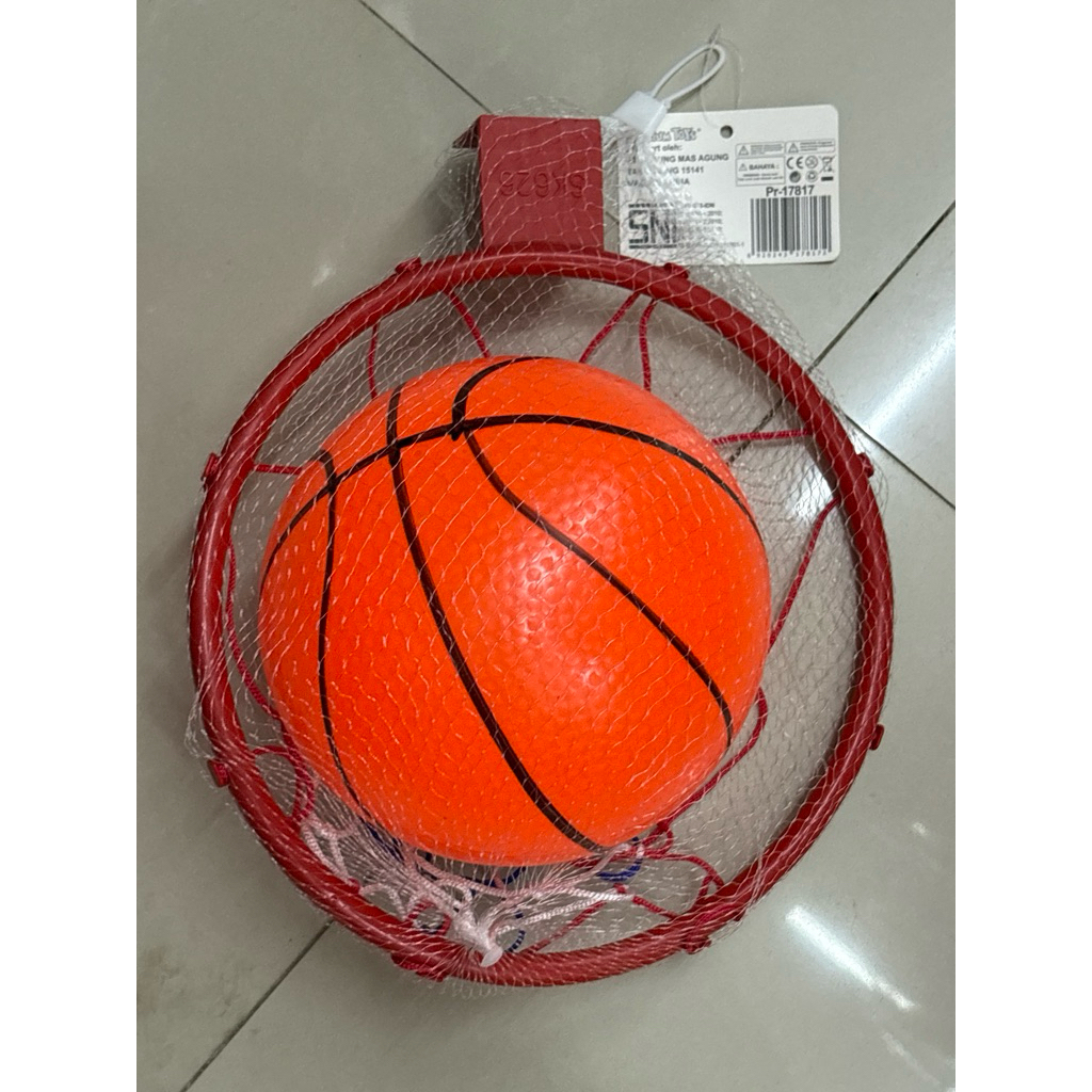 Mainan basket anak ring termasuk bola basket nb01