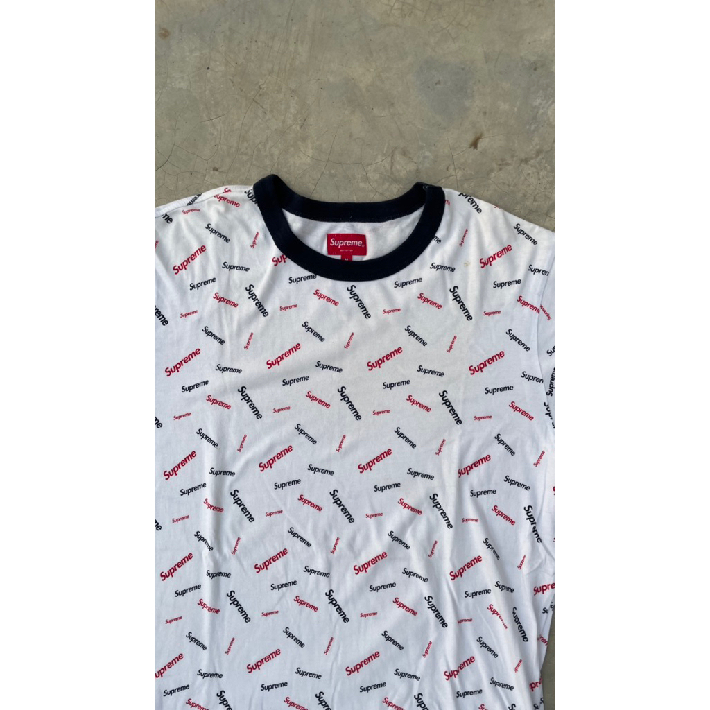 supreme scatter ringer tee fw17