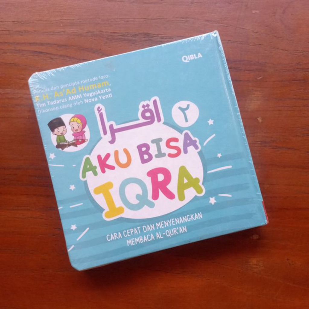 Buku Iqra 2 | Boardbook Iqra 2 - Qibla AKU BISA IQRA 2