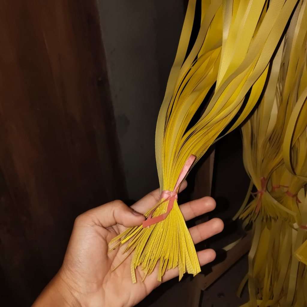 

Tali Stapping Band | Tali Kuning | Tali Pengikat Kerajinan (PP/PE Strapping, Kuning, Iratan)