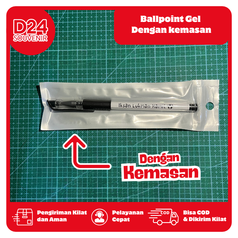 

Ballpoint bolpen pulpen pena Gel Custom Desain Insert paper Logo Nama Souvenir Acara Kantor Seminar Premium dengan kemasan