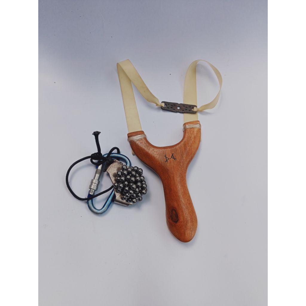 Keta pel kayu karet flat band plus Gotri 6,3mm