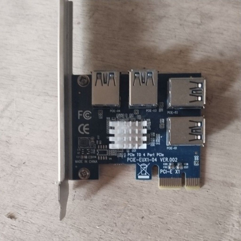 PCIE Extend. 4 port USB 3.0 to PCIE