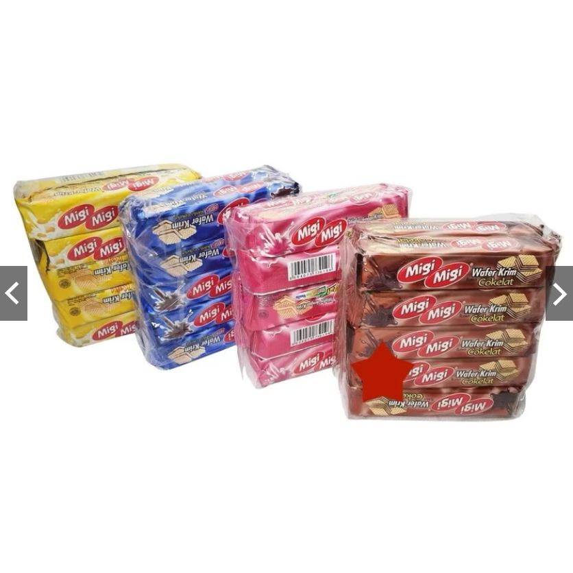 

migi migi wafer krim isi 10 bungkus