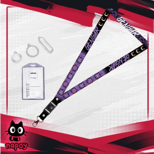 

Lanyard Id Card Pod Anime Pokemon Gengar