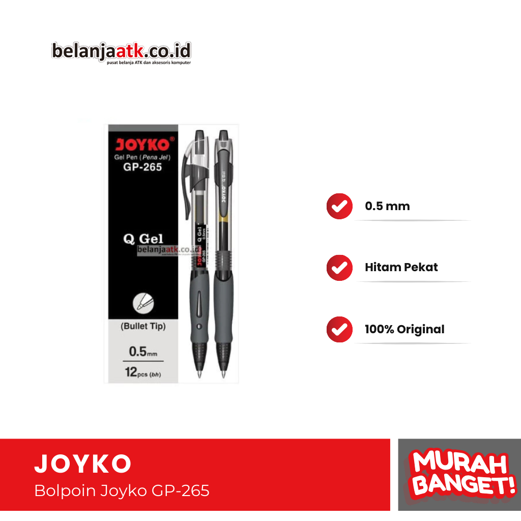 

Bolpoin Joyko GP-265 0.5 mm / Bolpen / Pulpen