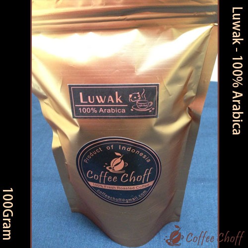 

Coffee Choff Luwak Kopi Luwak Goreng Asli Coffee Choff Kopi Sangrai 100 gram 100% Arabika Kopi Nikmat