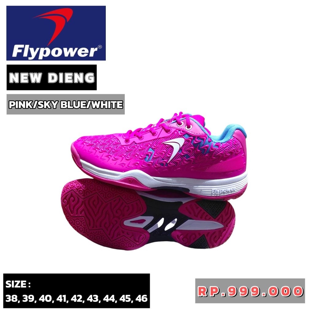 SEPATU BADMINTON FLYPOWER NEW DIENG SEPATU OLAHRAGA