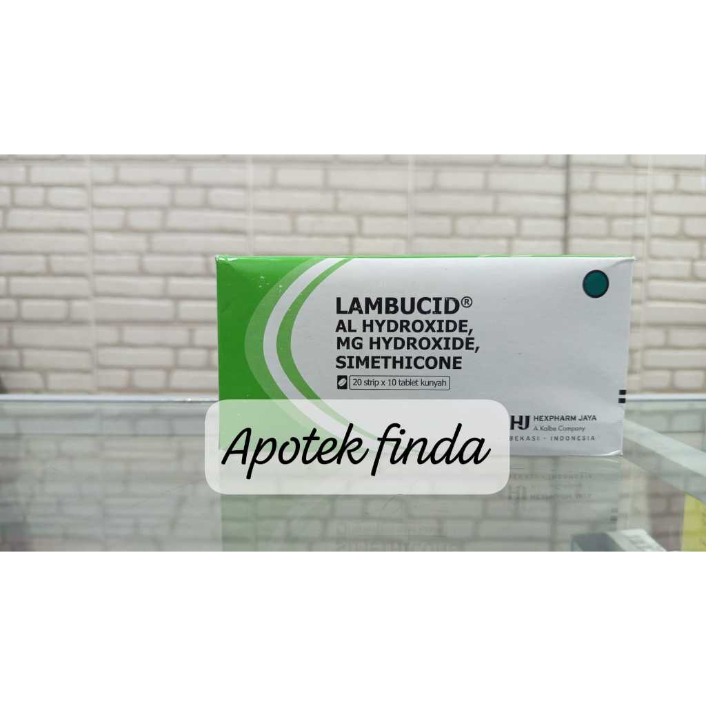 lambucid tablet obat maag 1 strip