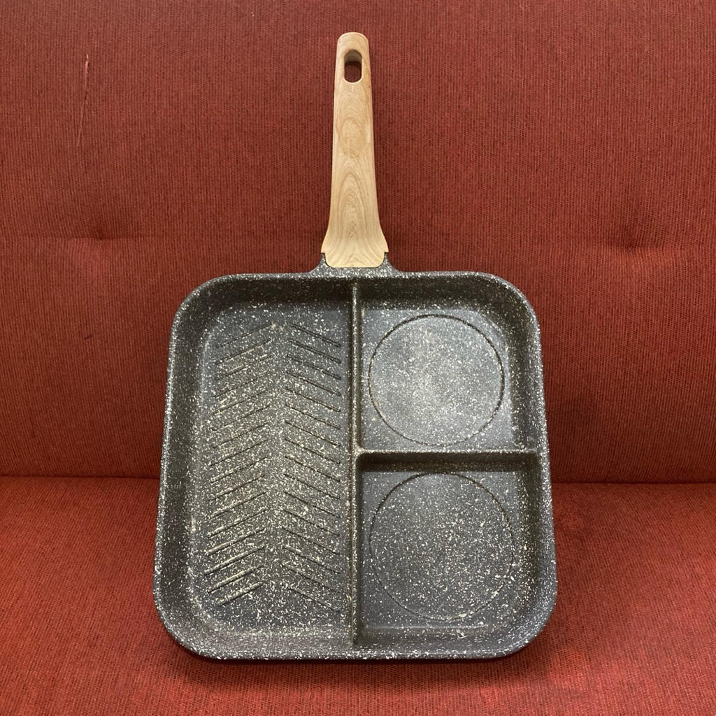 Carote Grill Pan 3 in 1 Wajan Sekat Multifungsi