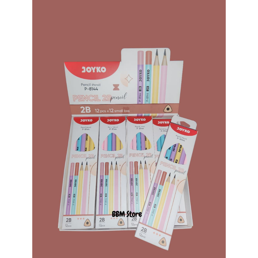 

PENSIL JOYKO P-8144 2B TRIANGLE 1 PAK ISI 12 MURAH