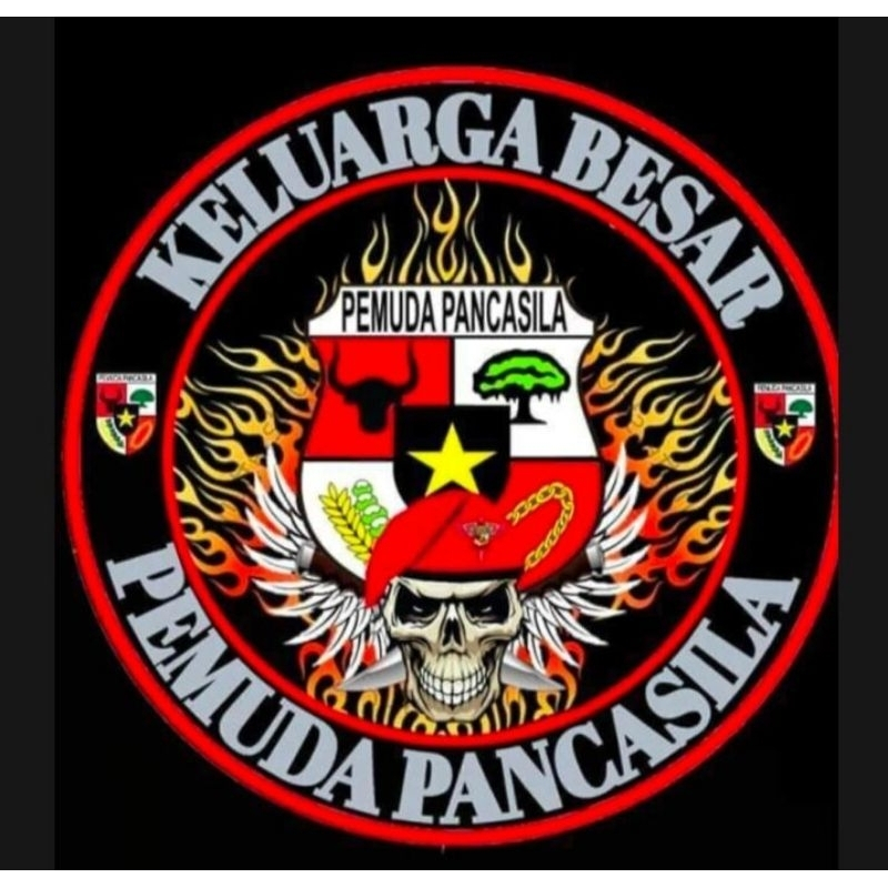 

Stiker Pemuda Pancasila ukuran 7,5cmx7,5cm/stiker pp/stiker ormas/stiker anti air/bahan berkualitas/perekat kuat dan tahan lama