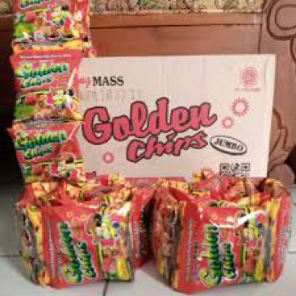 

(B3ST) 1dus 6rtg Golden Chips Potato Chips DOZ Murah