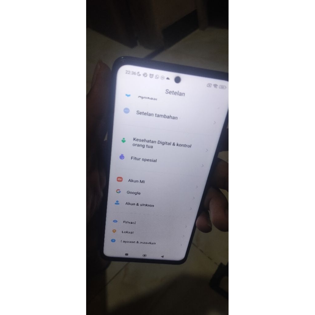 copotan lcd+frame grey Poco x3 pro minus
