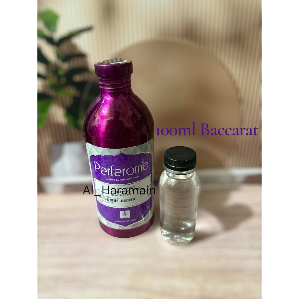 BACCARAT 100ml bibit asli original