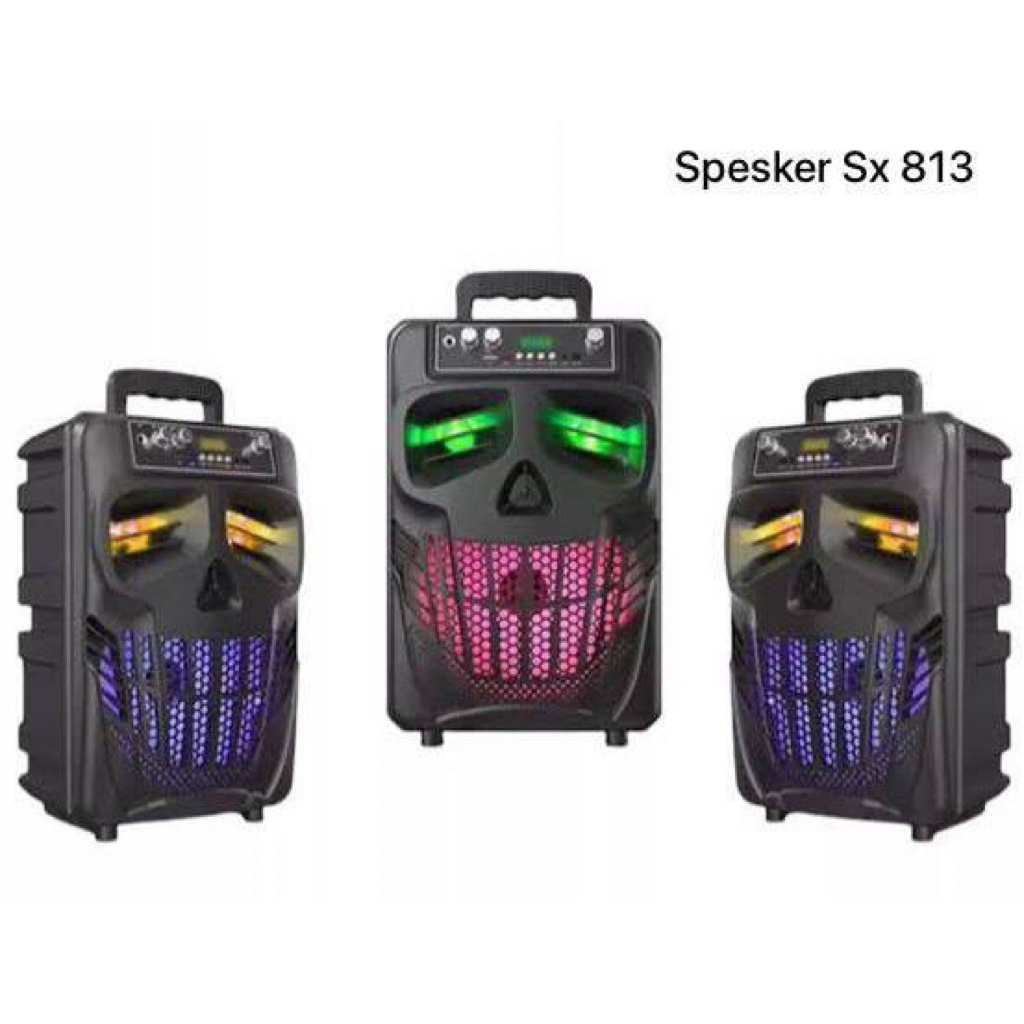 SPEAKER MIX JUMBO SX 813 / SPEAKER SATU DENGAN MIC  / SPEAKER 8.8 INCI MIX