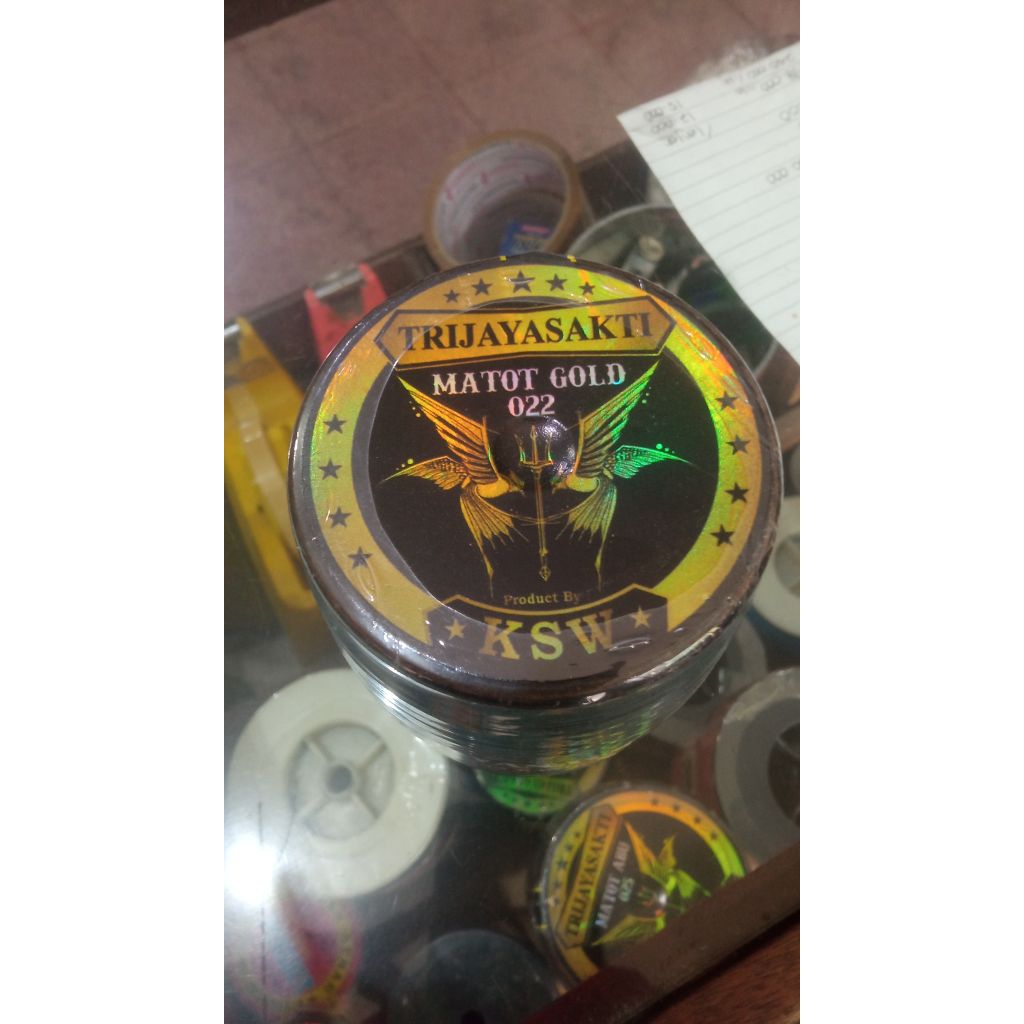 GELASAN MATOT 020 TITIRAN PUTIH/MATOT GOLD