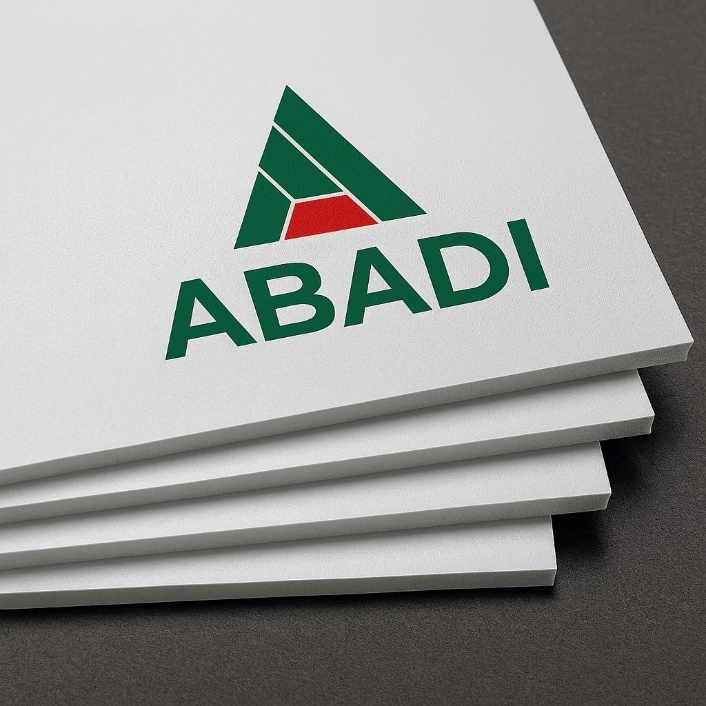 Abadi PVC Board/PVC foam Board Density 0.5 Ukuran 80 X 40/ 80x60/40 x60/ 40x30