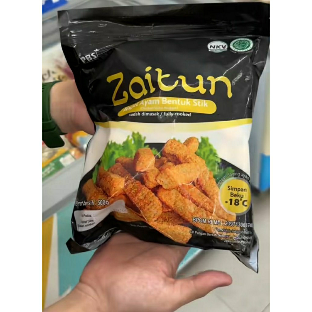 

Zaitun Chiken Stiky Nuget 500 gram
