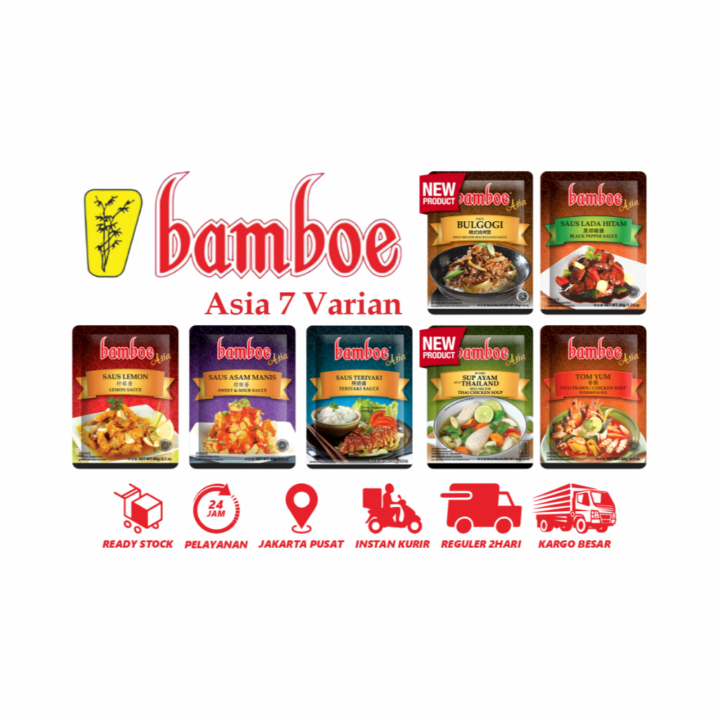 

Bumbu Bamboe Indonesia - Bamboe Asia 7 Varian