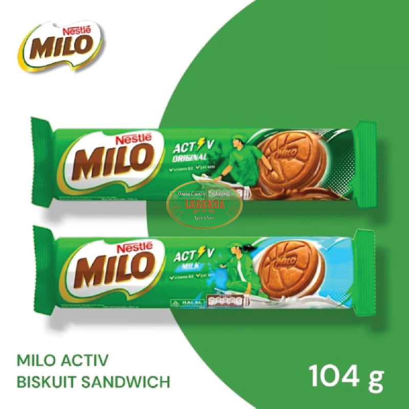 

Biskuit Sandwich MILO Activ Roll 104 Gr Gram Original Cokelat / Milk Susu Biskuit Manis Coklat Chocolate Gurih Renyah Cemilan Makanan Ringan Snack Oleh Oleh Khas Pekalongan Murah Berkualitas Premium