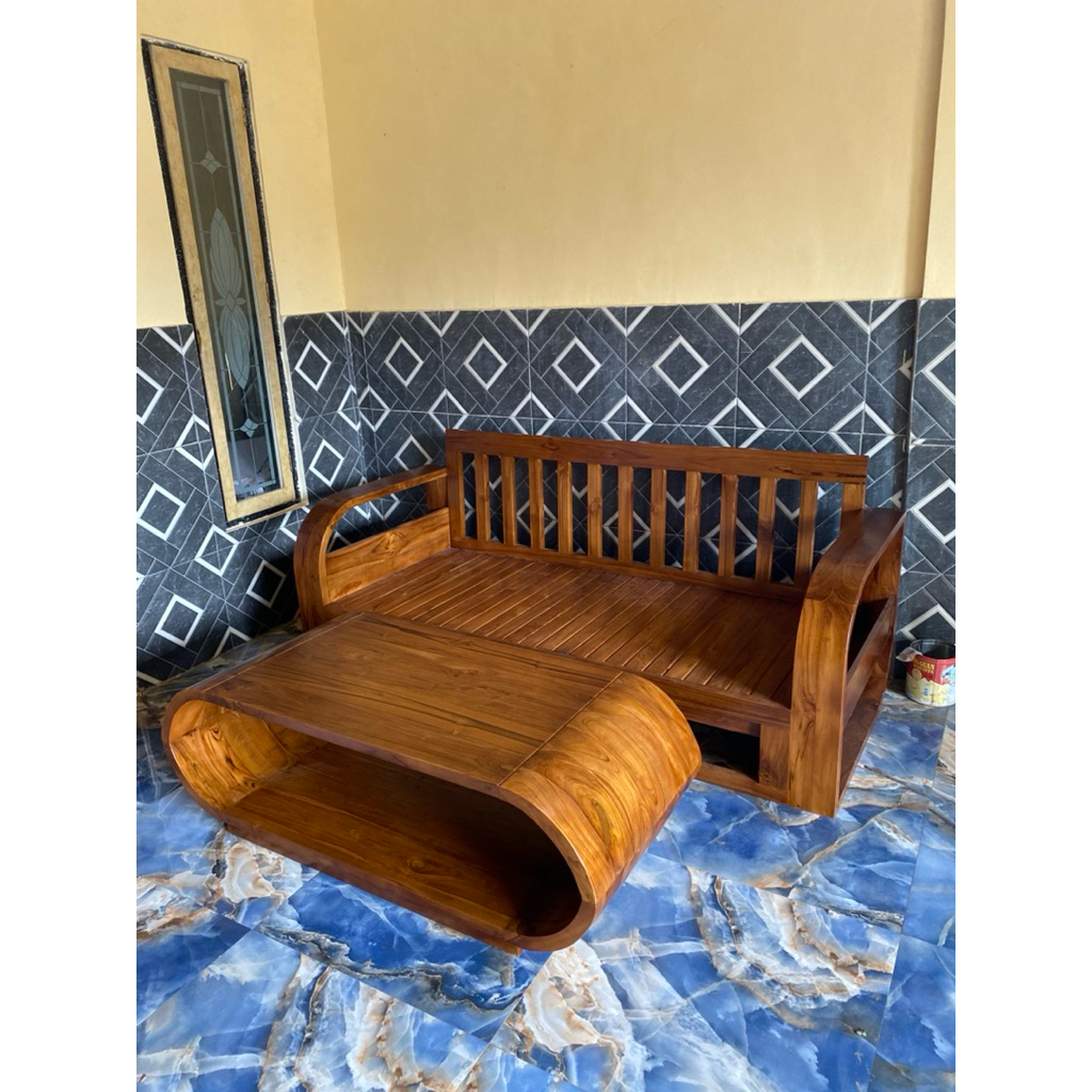 kursi sofa set meja tamu oval - sofa ruang tamu minimalis modern