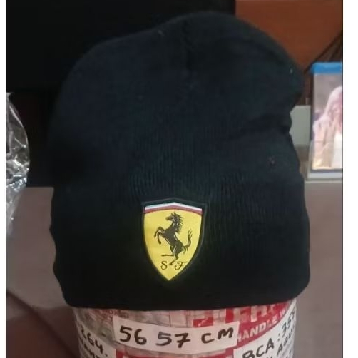 beanie hat ferrari.official tag.bnwt