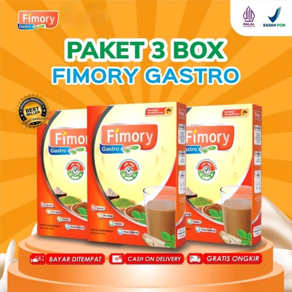 

Fimory Gastro 3 Box - Minuman Atasi GERD, Asam lambung akut & Maag, dengan bahan Alami - Dijamin Original