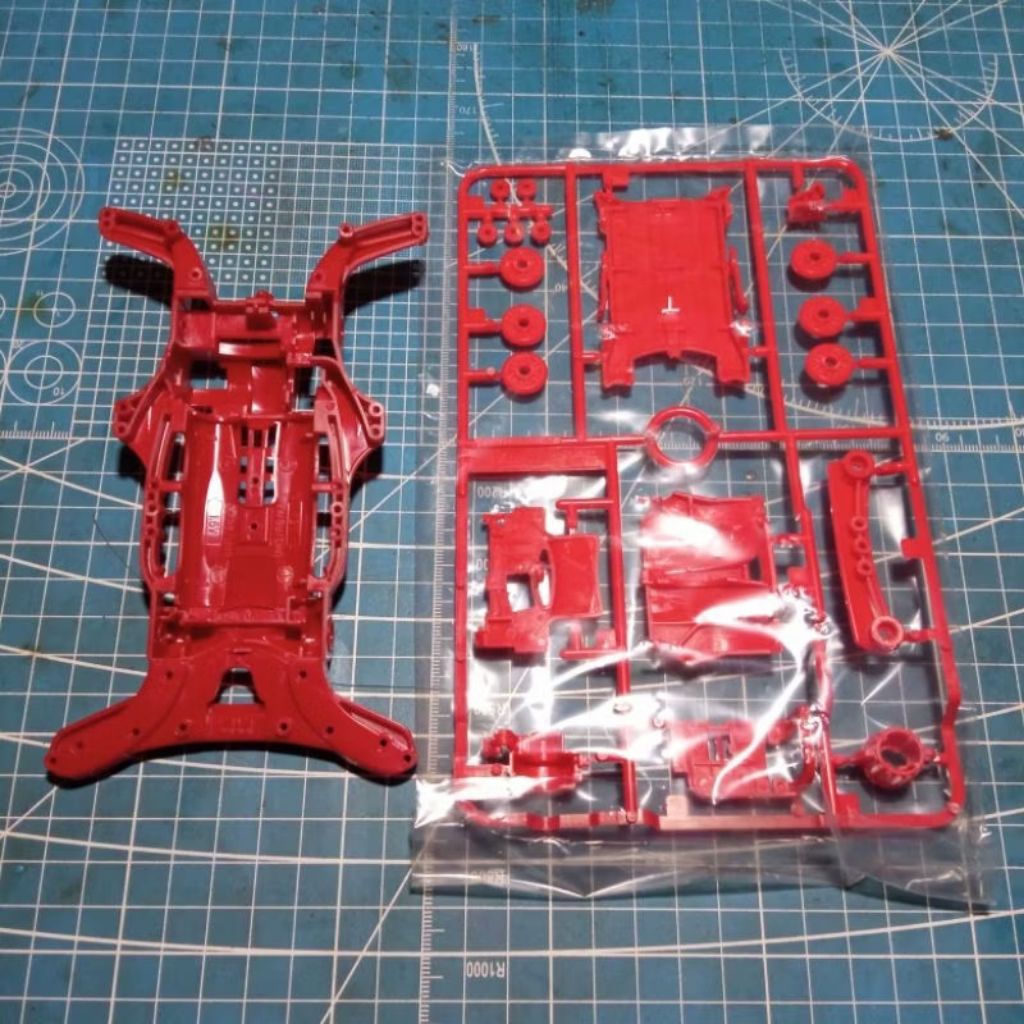 Tamiya ar chassis set red / Tamiya ar chasis merah / chassis ar merah / tamiya sasis ar merah / tami