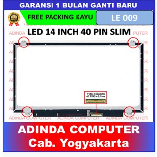 LCD LED Asus 14 Inch Slim 40 pin
