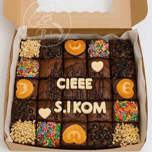 

BROWNIES PANGGANG COKELAT FUDGY PREMIUM ISI 25 | KUE COKLAT | HAMPERS | ULANG TAHUN | NATAL
