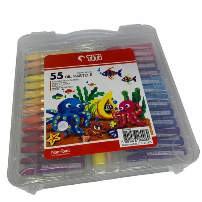 

TITI CRAYON OIL PASTEL 12 WARNA S/D | 55 WARNA KRAYON ANAK ANAK | ALAT MEWARNAI