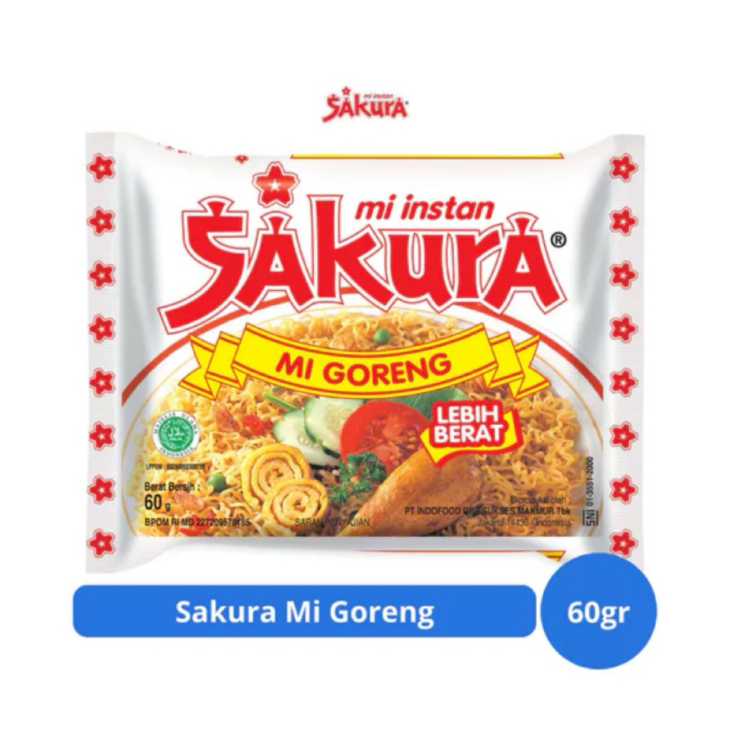 

Mie Sakura Goreng Instan/Mie sakura/Mie goreng