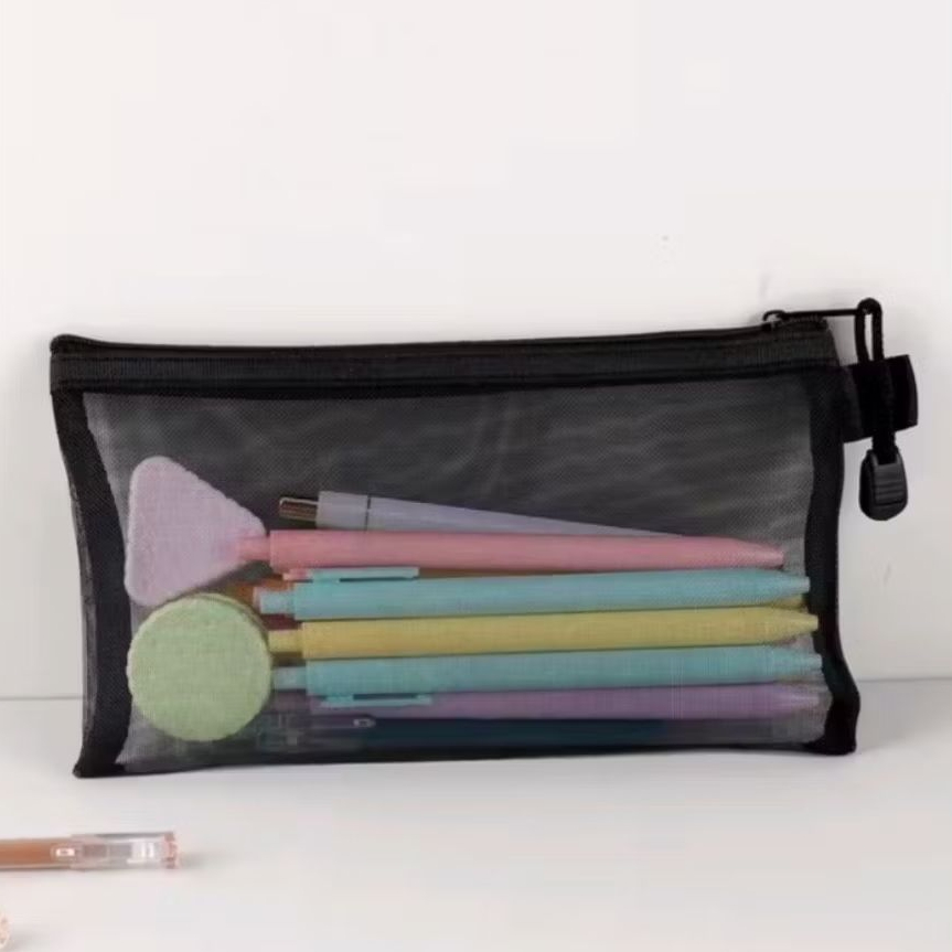 

1 buah Kotak Pensil Jaring Transparan Kapasitas Besar Kotak Pensil Alat Tulis Tempat Pensil Sekolah Berguna Kembali ke Sekolah