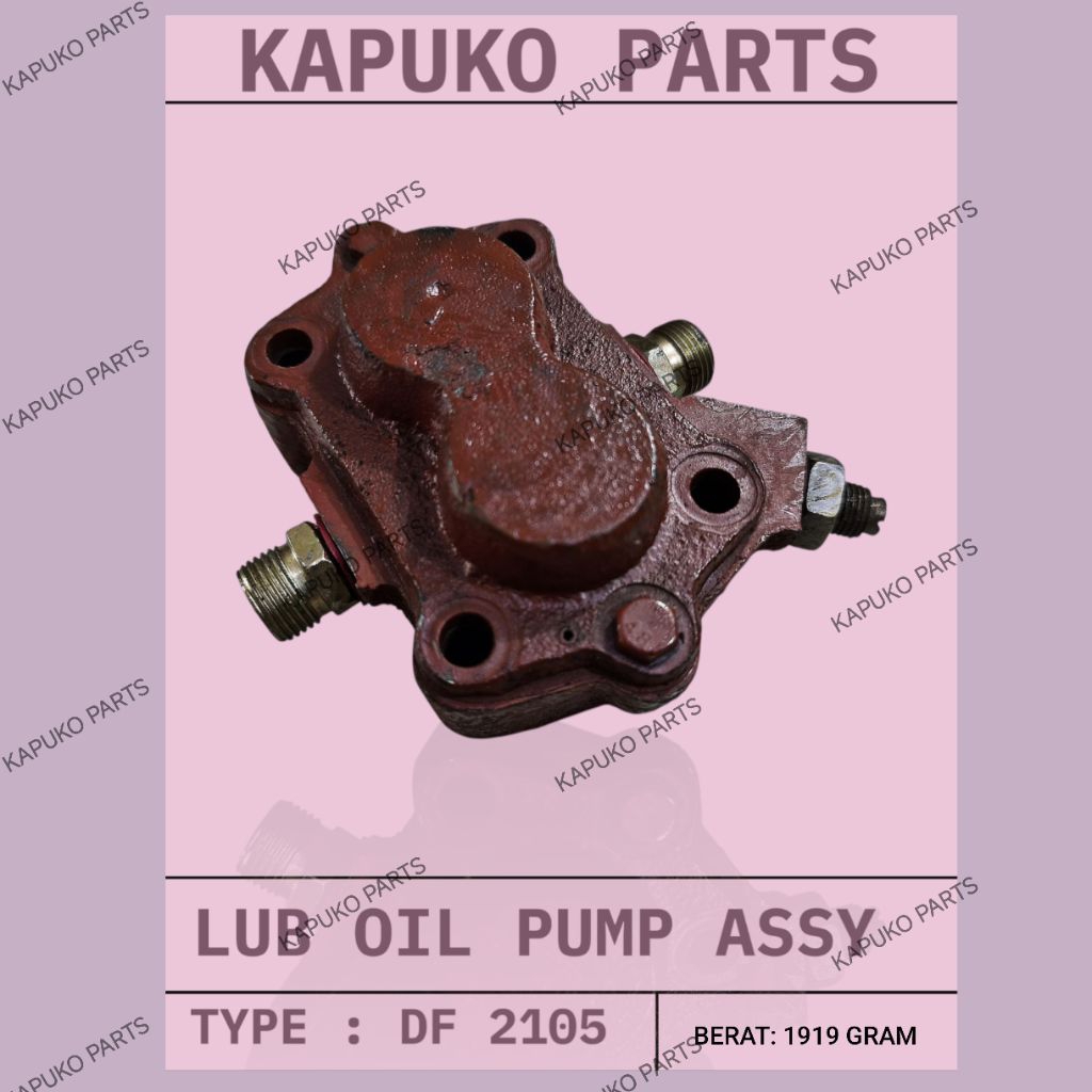 2105 POMPA OLI KOMPLIT LUB OIL PUMP ASSY UNTUK DIESEL ENGINE 2SILINDER